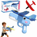 Flugzeug-Abschussgerät Dino mit Schaumstoff-Flugzeug -    Zorenza