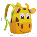 Kinder-Rucksack 3D-Tiermotivx 26 cm -    Zorenza