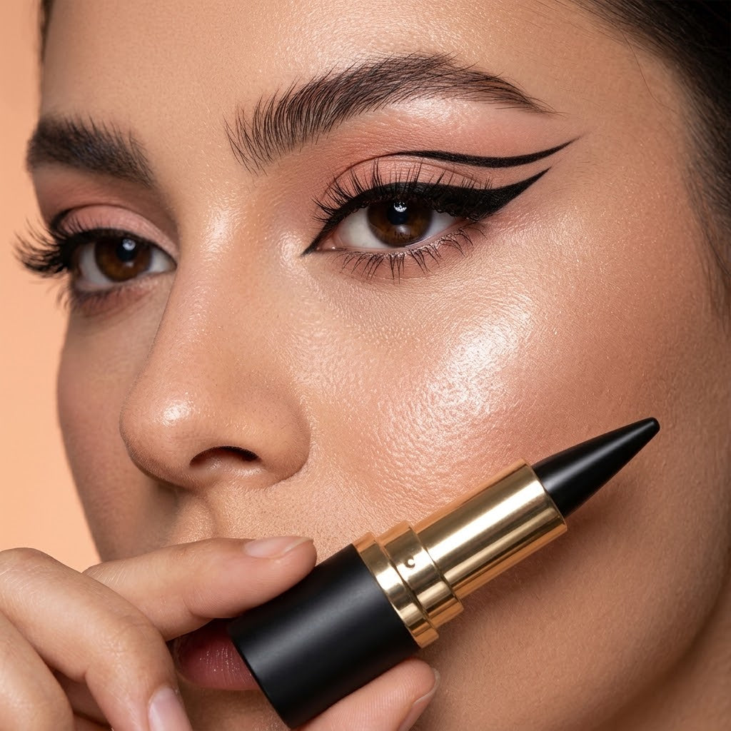 Gel-Eyeliner-Stick mit spitzer Mine für Lidstrich und Wings, 3 g -    Zorenza