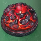 Drachenei Kristall mit detailgetreuer Drachenfigur im Inneren -    Zorenza