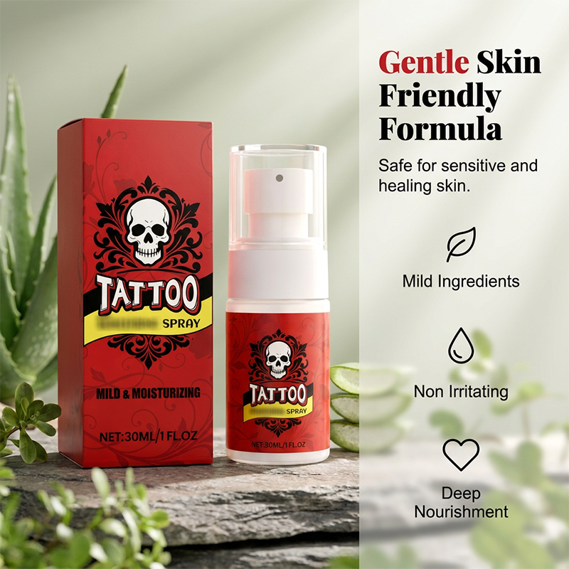 Tattoo-Pflegespray für frische Farben – 30 ml -    Zorenza