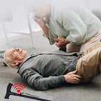 Intelligente Wandelstok mit Valalarm und LED-Beleuchtung -    Zorenza