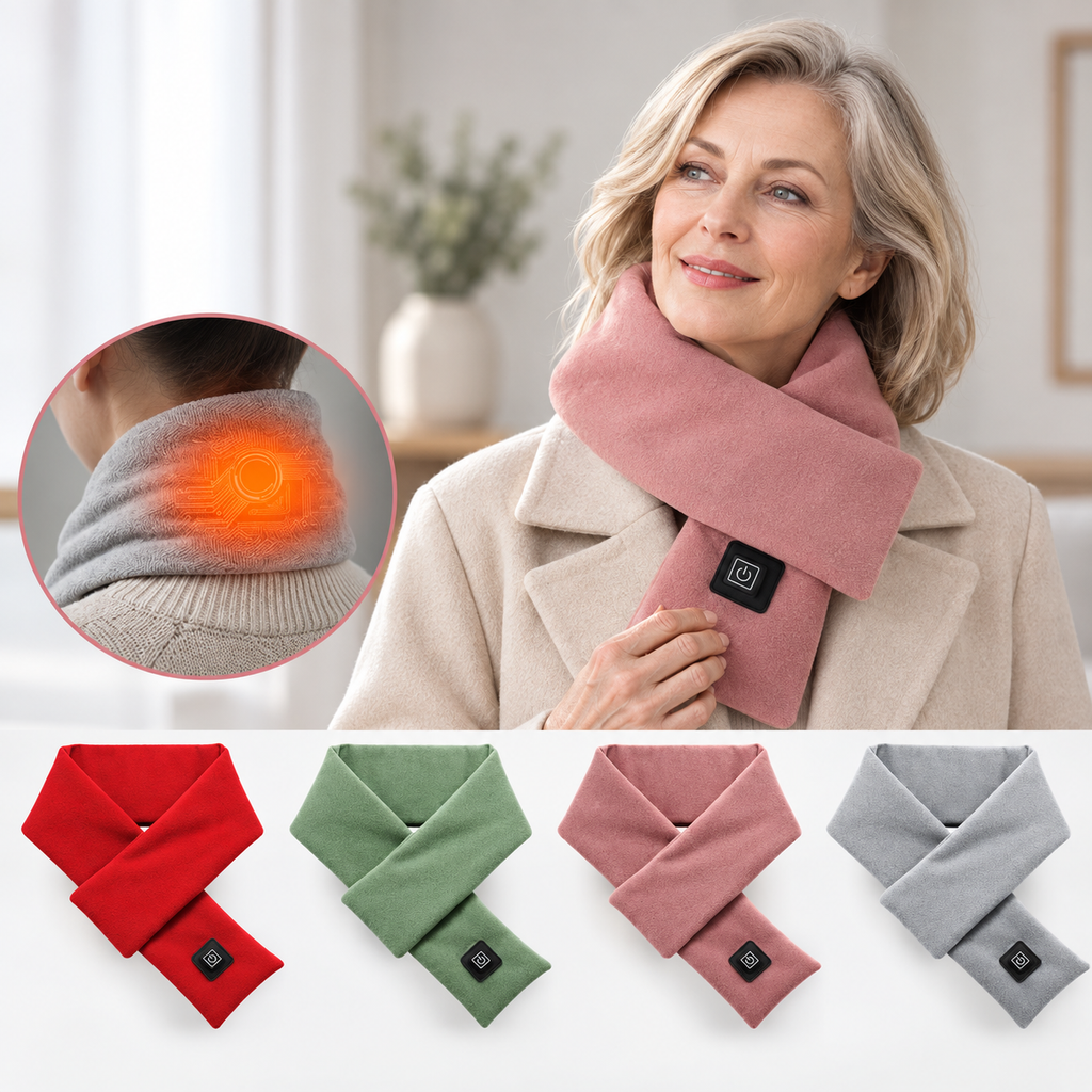 Heizschal Fleece mit 3 Wärmestufen -    Zorenza