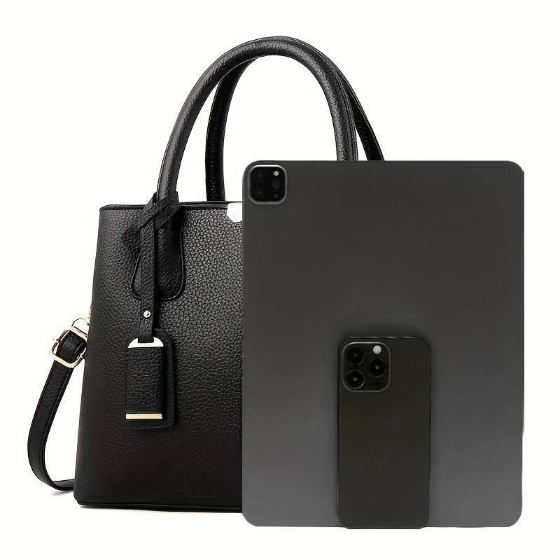 Handtasche PU-Leder mit Innenfächern – Klassisch zeitlos -    Zorenza