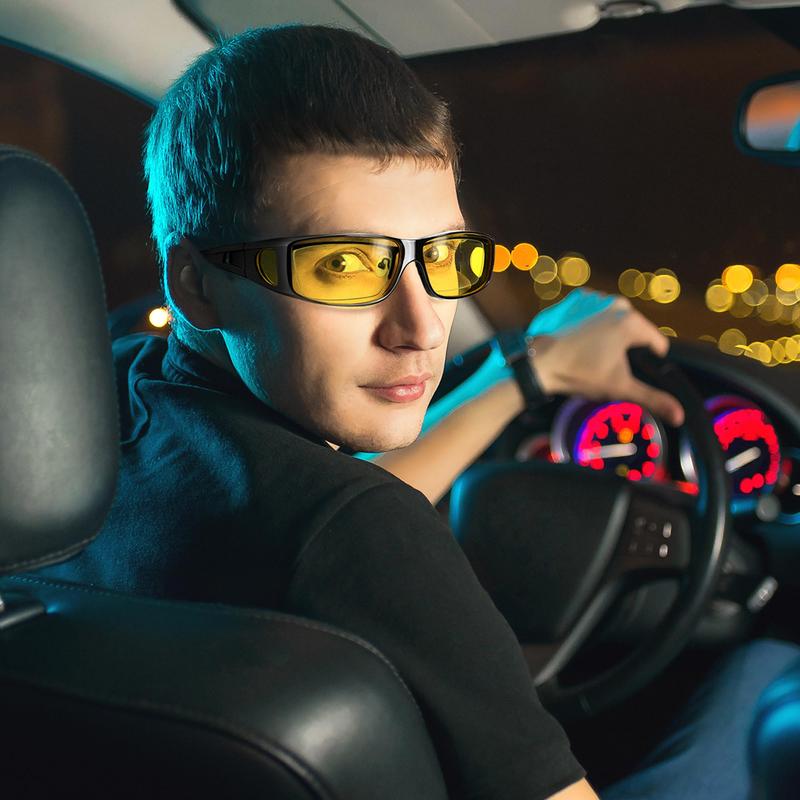 Nachtfahrbrille mit Blendschutz – Polarisierte Gelbgläser -    Zorenza