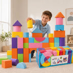 Schaumstoff Bausteine Set EVA-Schaum weich für Kinderzimmer -    Zorenza