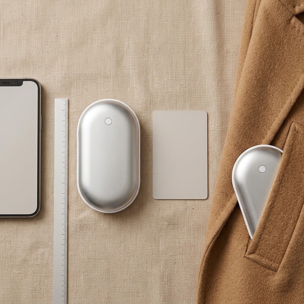 Elektrischer Handwärmer mit Powerbank, 5200 mAh, 3 Wärmestufen -    Zorenza