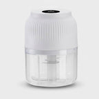 Mini Zerkleinerer elektrisch 300 ml mit Glasbehälter, USB-aufladbar -    Zorenza