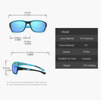Sportsonnenbrille Herren Polarisiert – UV400-Schutz für Outdoor-Aktivitäten -    Zorenza