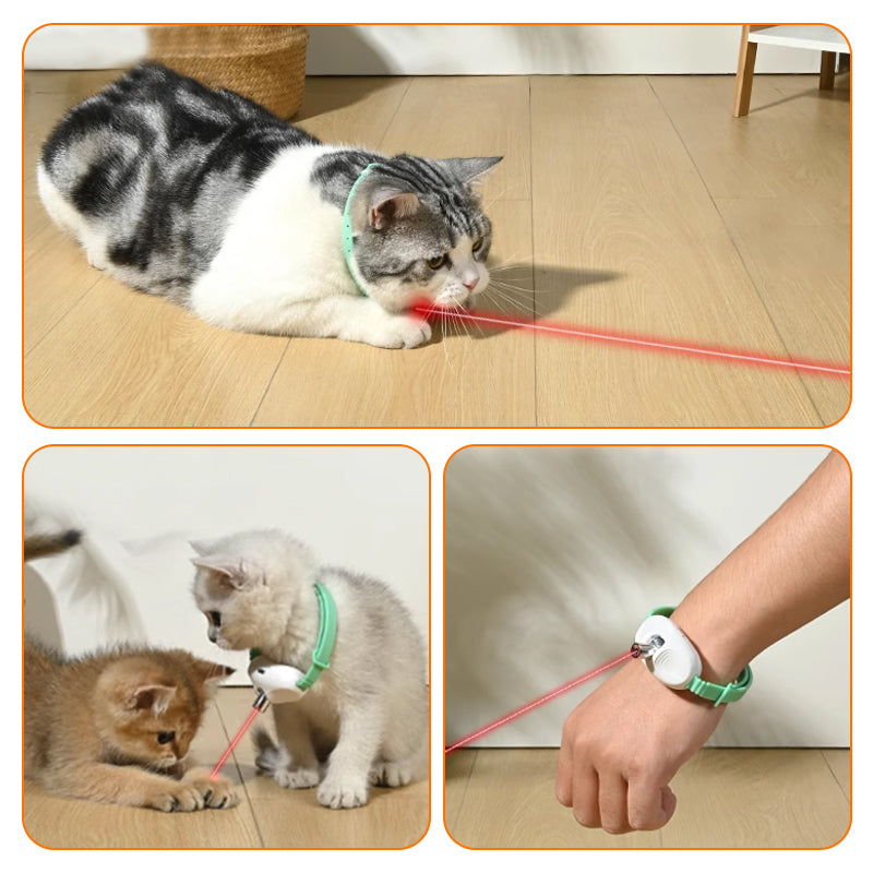 Katzenhalsband mit Laserpointer und Bewegungssensor -    Zorenza