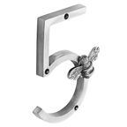 Hausnummer mit Biene – Elegantes Türschild aus Metall -    Zorenza
