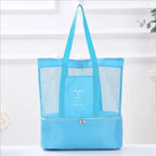 2-in-1-Strandtasche mit isoliertem Kühlfach Zorenza