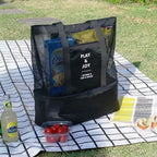 2-in-1-Strandtasche mit isoliertem Kühlfach Zorenza