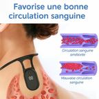 Massage-Gerät für Nacken und Schultern – Drahtlos mit Pulsation -    Zorenza