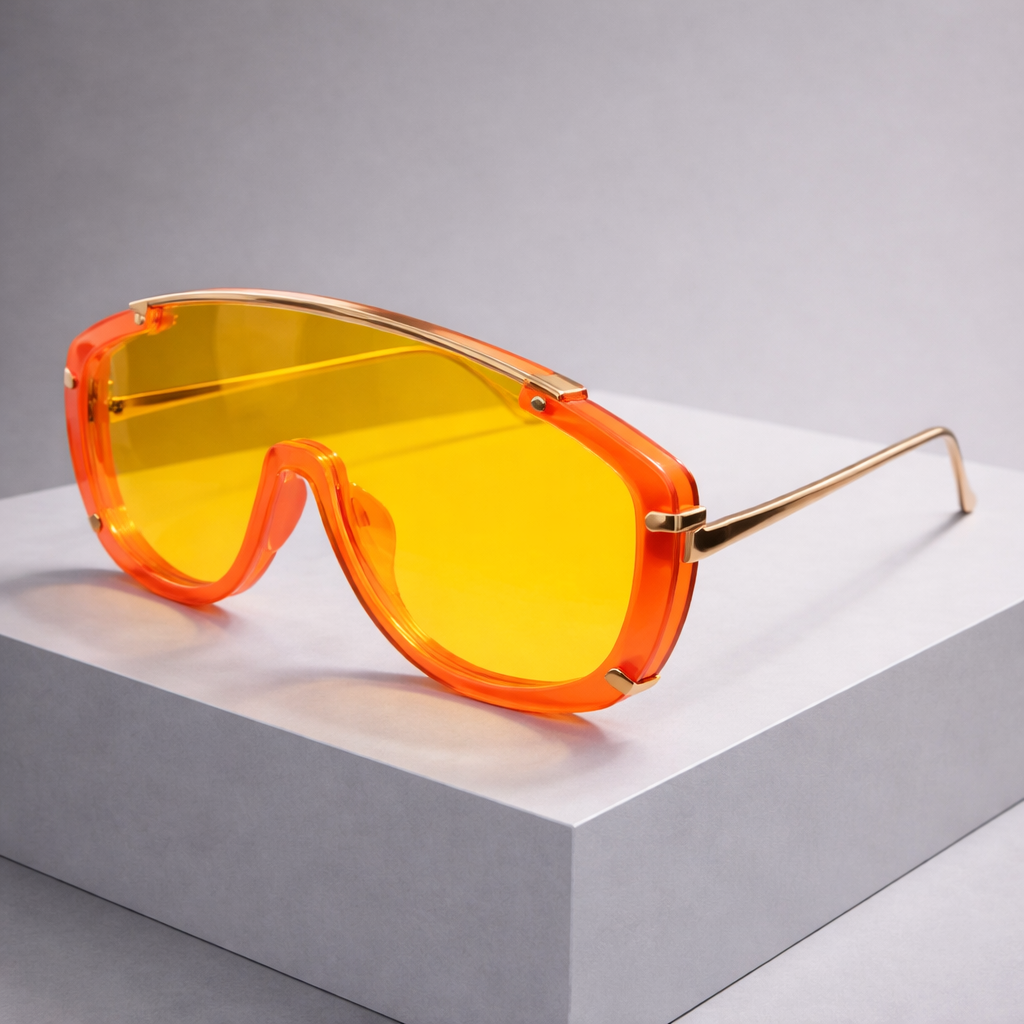 Sonnenbrille Rivo mit skulpturiertem Design -    Zorenza