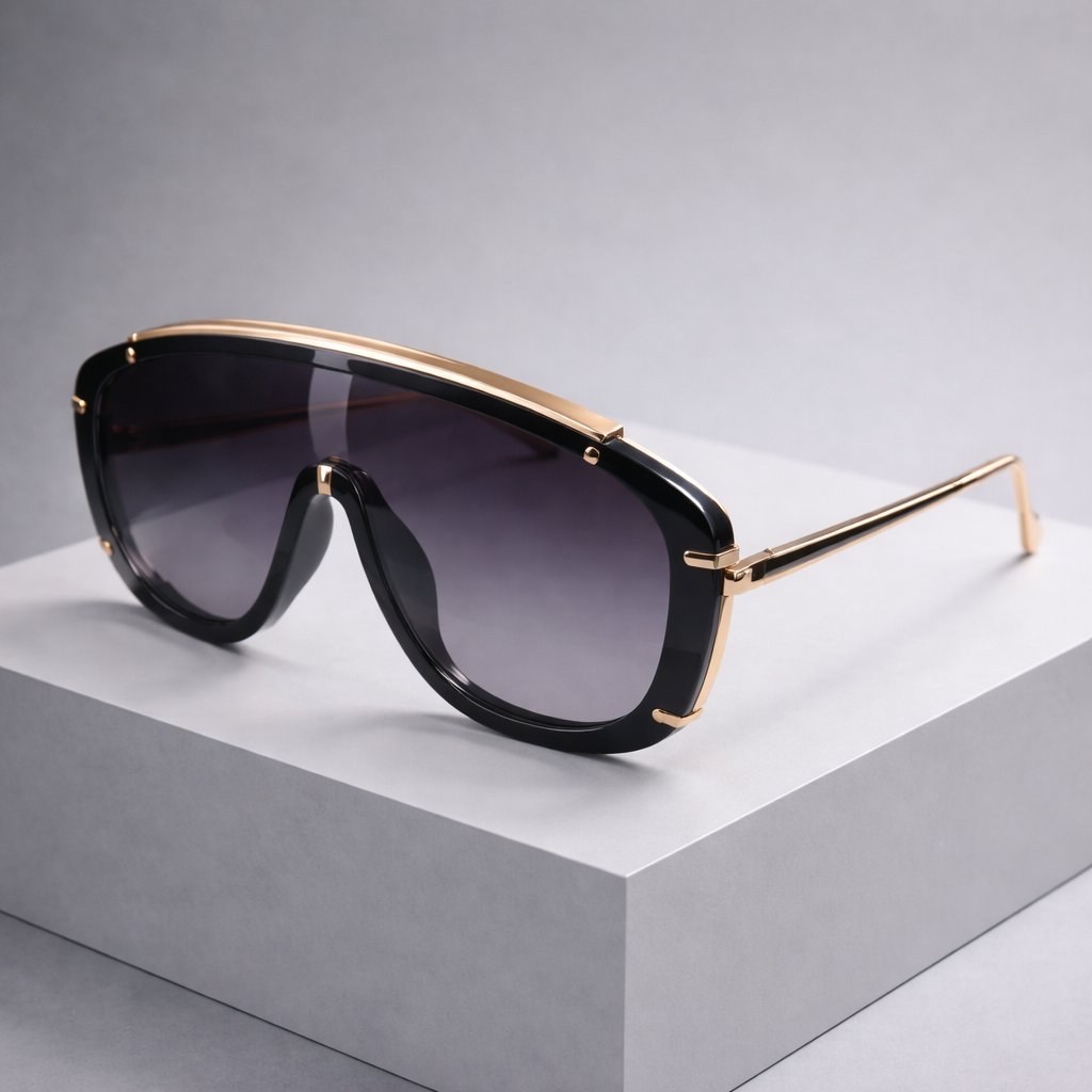 Sonnenbrille Rivo mit skulpturiertem Design -    Zorenza