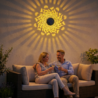 Solar Mandala Projektor mit automatischem Sensor für Garten -    Zorenza