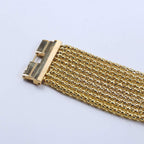 Damenuhr mit Strass-Zifferblatt und Mesh-Armband -    Zorenza