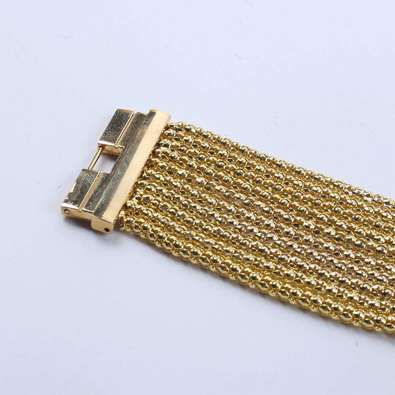 Damenuhr mit Strass-Zifferblatt und Mesh-Armband -    Zorenza