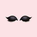 Augen-Makeup Patch mit Lidschatten und Wimpern -    Zorenza