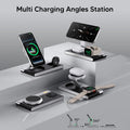 Wireless Ladestation 3-in-1 faltbar magnetisch für Smartphone -    Zorenza