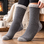 Thermosocken mit Frottee-Innenfutter, wadenhoch – 3 Paar -    Zorenza