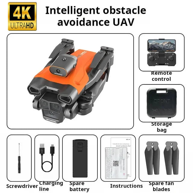 Drohne 4K mit Hinderniserkennung und Return-to-Home Funktion -    Zorenza