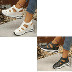 Plateau-Sneaker-Sandalen mit Klettverschluss -    Zorenza