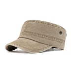 Militär Cap Baumwolle Flat Top mit verstellbarer Passform -    Zorenza