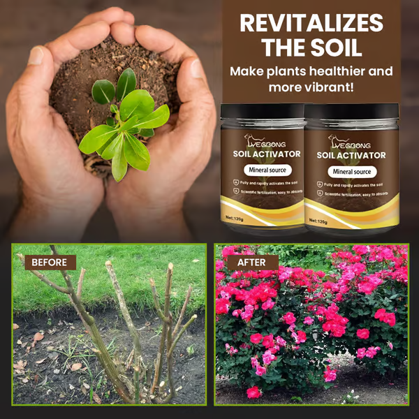 Bodenaktivator-Pulver – Kalium-Mineral-Komplex für alle Bodenarten Zorenza