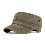 Militär Cap Baumwolle Flat Top mit verstellbarer Passform -    Zorenza