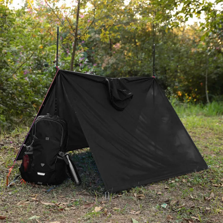 poncho zelt 3-in-1 Regenponcho wasserdicht 220x140 cm | Outdoor Wetterschutz | Poncho Plane Schlafsacküberzug