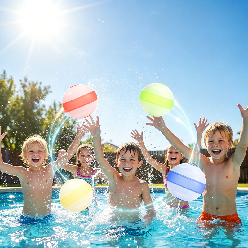 Wasserbälle Set wiederverwendbar – Selbstdichtend für Wasserschlachten -    Zorenza