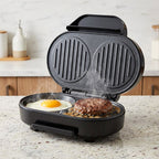 Doppelter Sandwich-Grill mit antihaftbeschichteten Grillplatten -    Zorenza