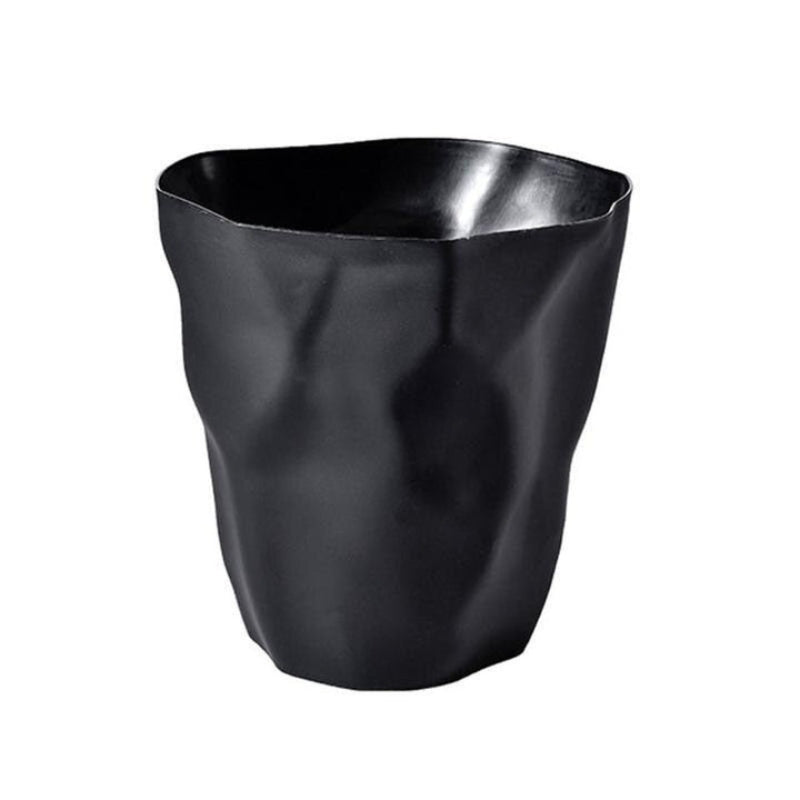 Papierkorb Skulptur Design Knautschoptik -    Zorenza