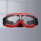 Motorradbrille Vintage mit einstellbarem Band -    Zorenza