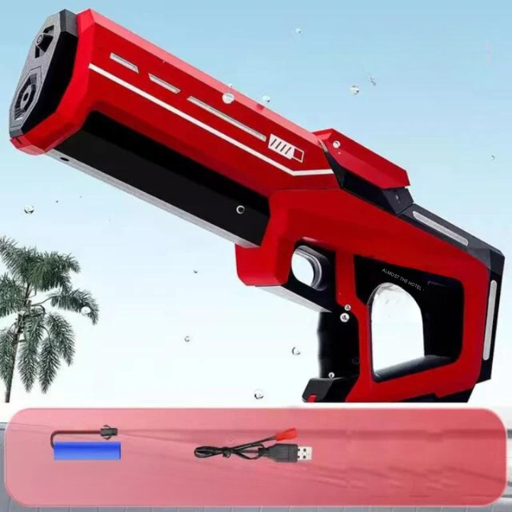 Automatisches Wasserpistol mit 1L Tank und 10m Reichweite -    Zorenza