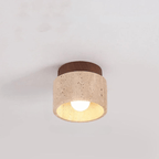 Deckenleuchte Travertin mit integrierter LED -    Zorenza