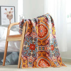 Baumwoll-Handtuch mit Boho-Muster – Vintage-Design -    Zorenza