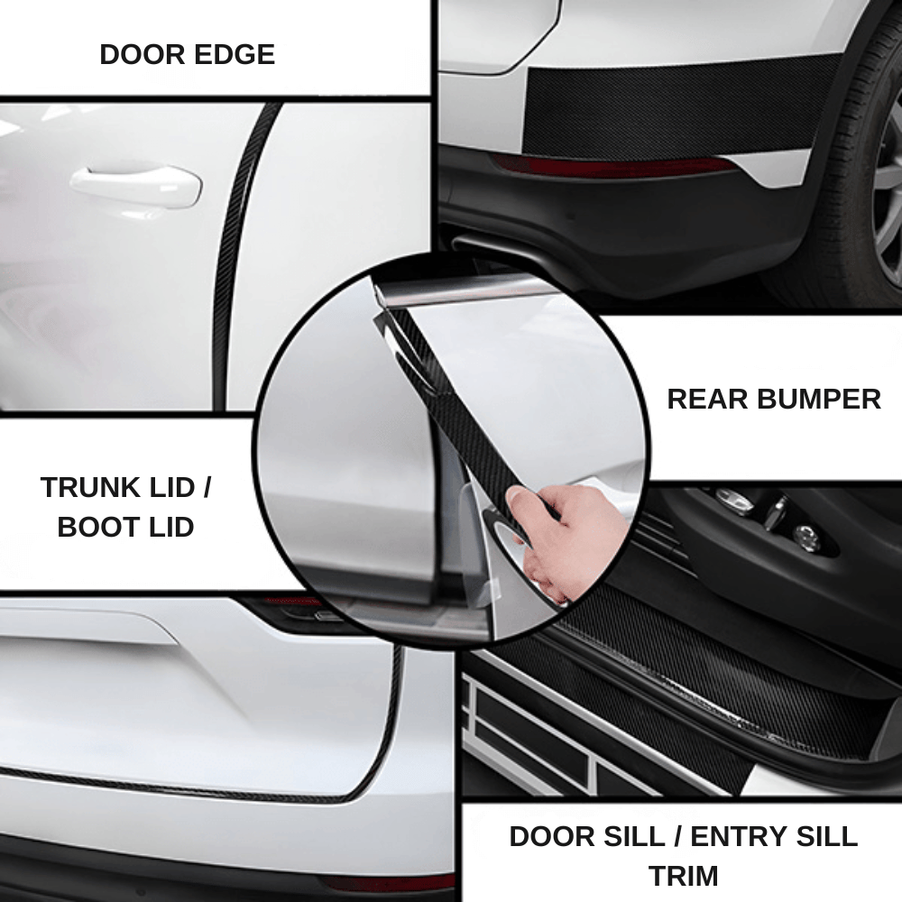 Schutzfolie Transparent für Autolack – Carbon Optik -    Zorenza