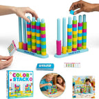Farbstapel-Logikspiel – Schnelles Denkspiel für Familie -    Zorenza