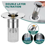 Abflussfilter Edelstahl mit Pop-up-Mechanismus -    Zorenza