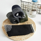 Thermosocken mit Frottee-Innenfutter, wadenhoch – 3 Paar -    Zorenza