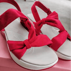 Damen Sandalen mit Keilabsatz und Schleifendetail -    Zorenza