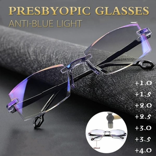 Lesebrille progressiv mit Blaulichtfilter – Multifokale Gleitsichtbrille -    Zorenza