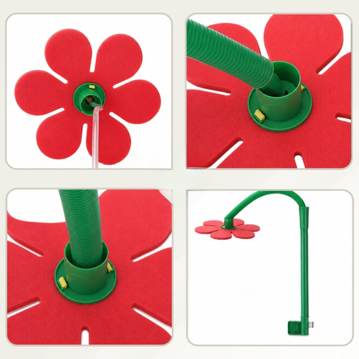 Rasensprenger Blume rotierend für Garten und Abkühlung -    Zorenza