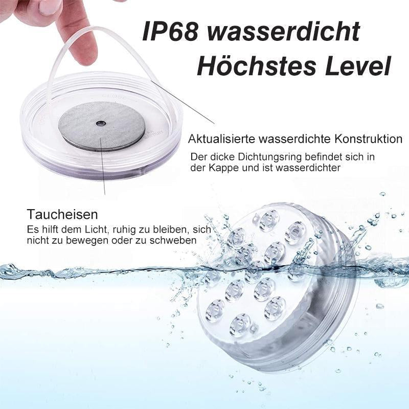 LED-Tauchlicht mit Fernbedienung für Pool und Aquarium -    Zorenza