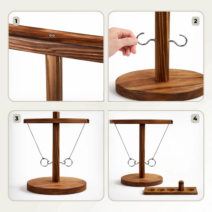 Holz-Ringwurfspiel – Spaß für die ganze Familie Zorenza