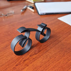 Fahrrad-Skulptur aus Eisen – Minimalistische Dekoration Zorenza