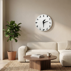 Wanduhr Yoga Motiv – Metallrahmencm -    Zorenza